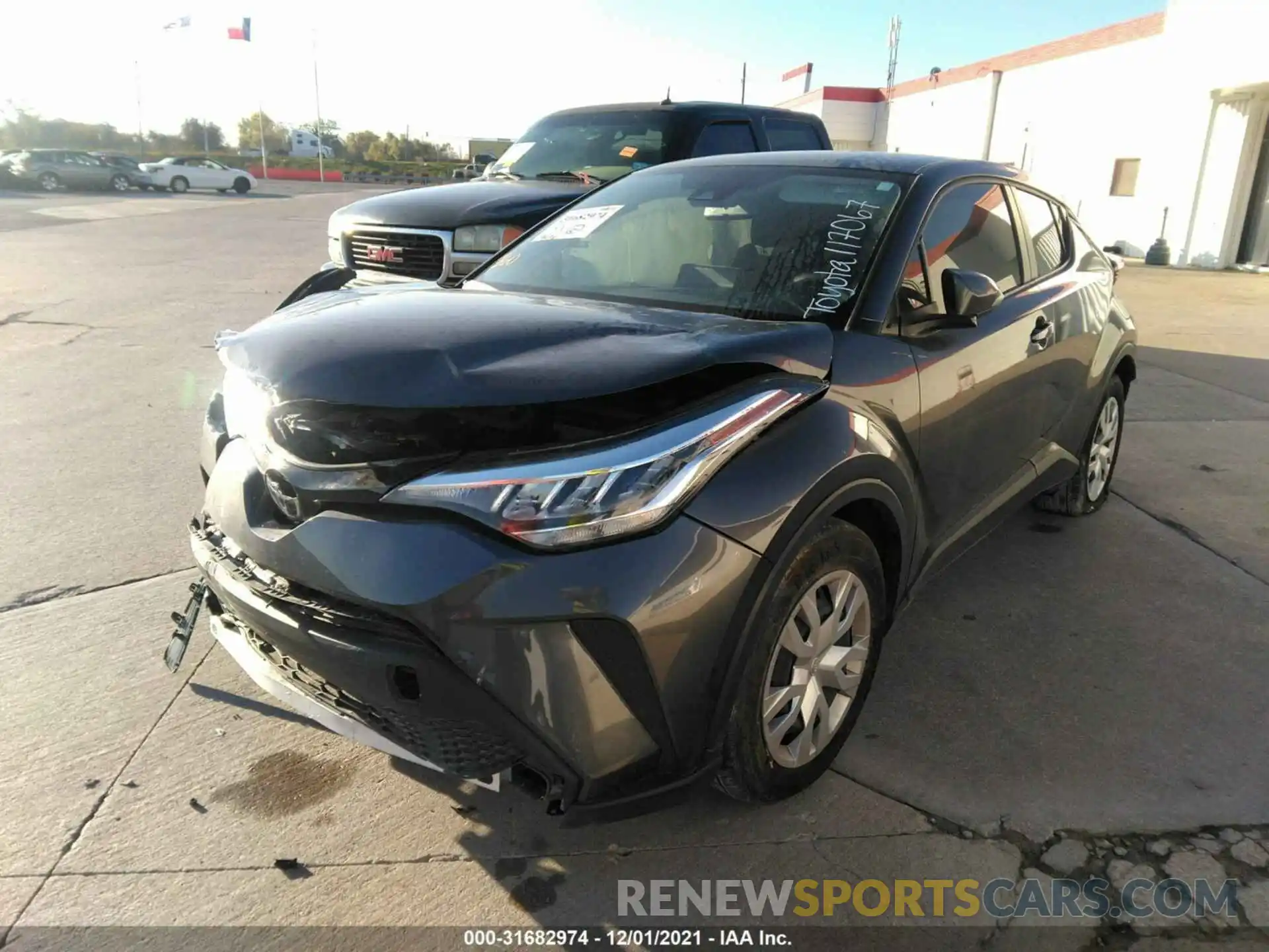 2 Photograph of a damaged car JTNKHMBX3M1117067 TOYOTA C-HR 2021