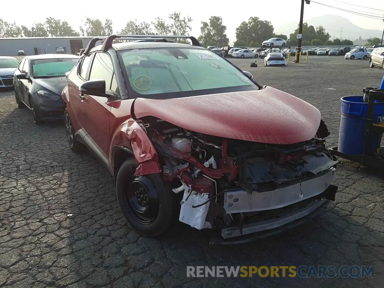 1 Photograph of a damaged car JTNKHMBX3M1122852 TOYOTA C-HR 2021