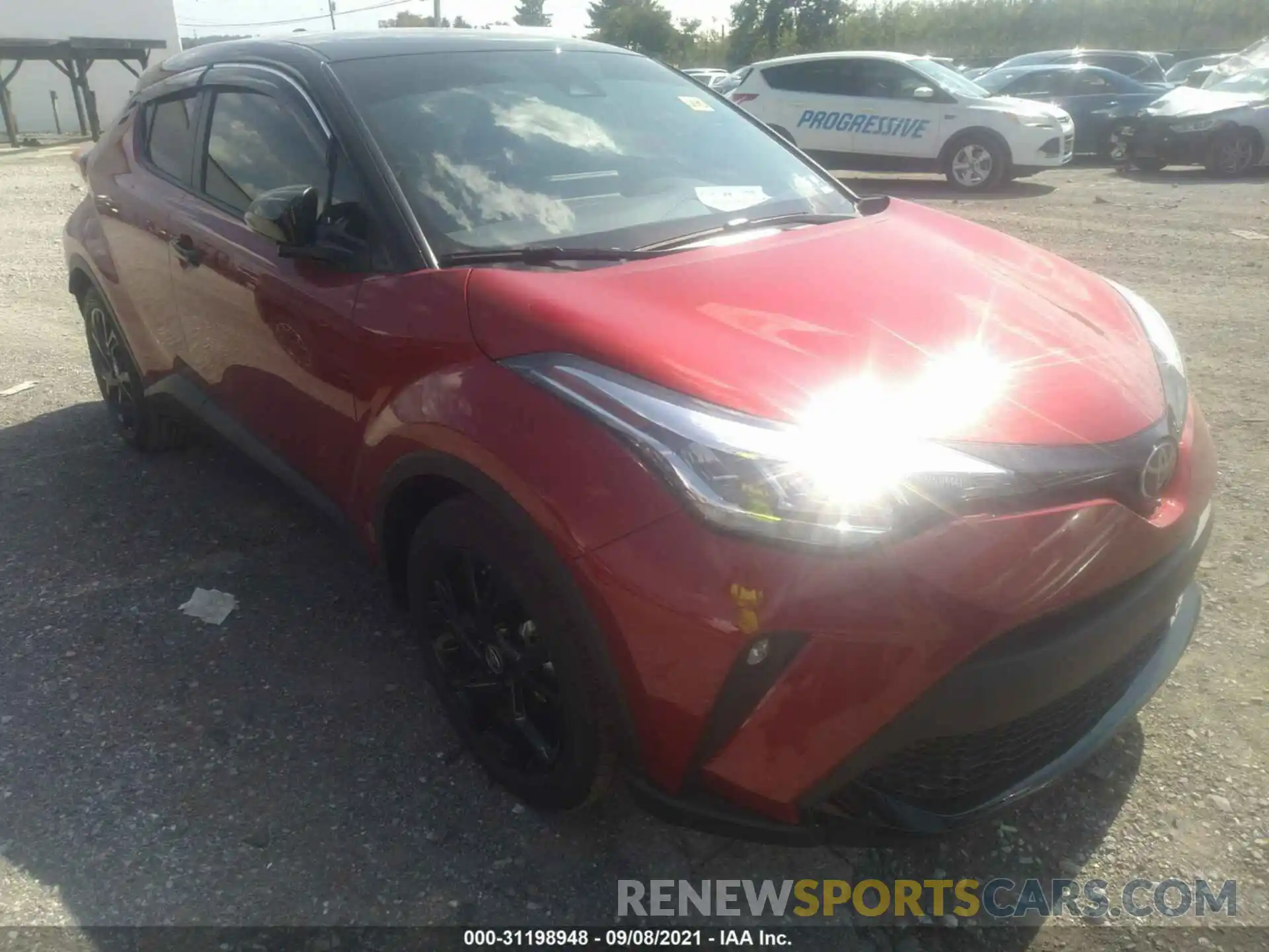 1 Photograph of a damaged car JTNKHMBX3M1124844 TOYOTA C-HR 2021