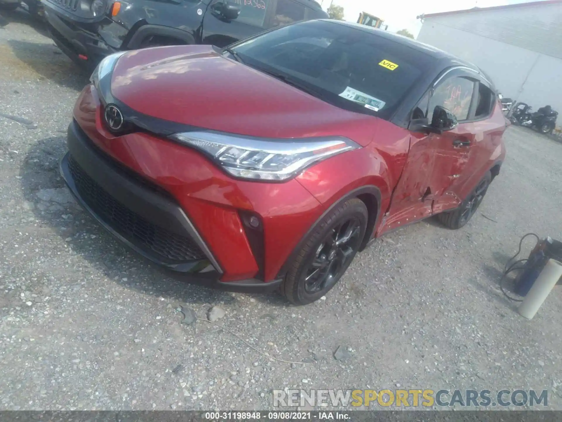 2 Photograph of a damaged car JTNKHMBX3M1124844 TOYOTA C-HR 2021