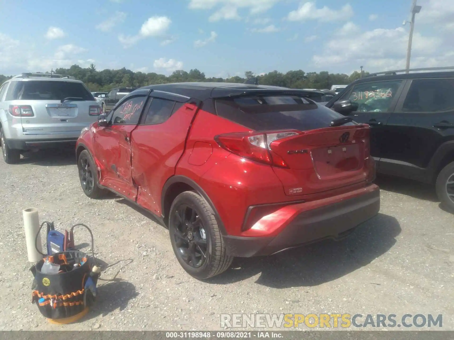 3 Photograph of a damaged car JTNKHMBX3M1124844 TOYOTA C-HR 2021