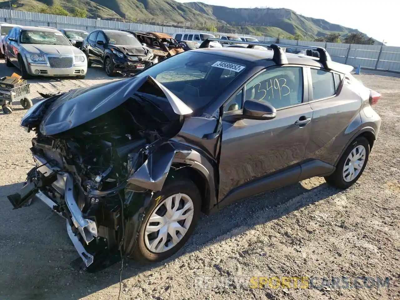 2 Photograph of a damaged car JTNKHMBX3M1126710 TOYOTA C-HR 2021