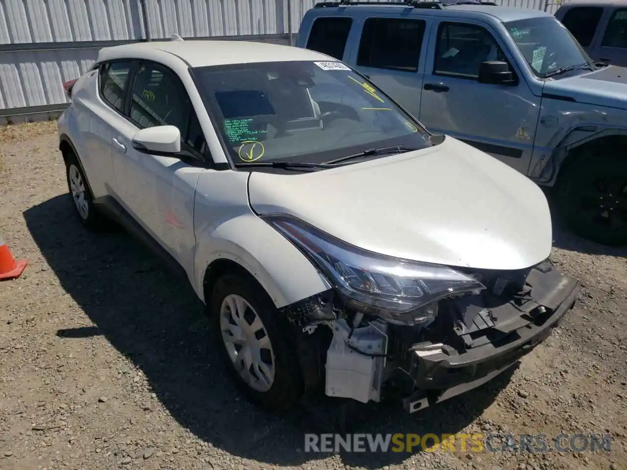 1 Photograph of a damaged car JTNKHMBX4M1094933 TOYOTA C-HR 2021