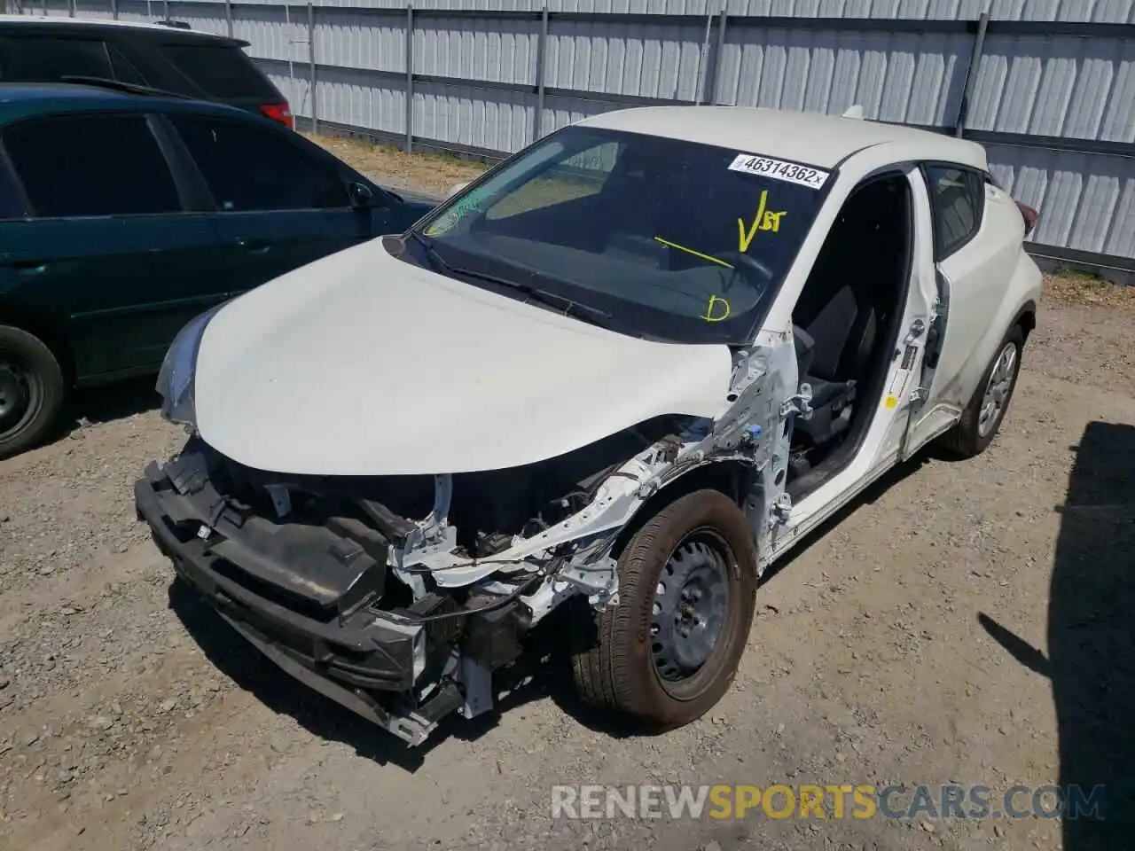 2 Photograph of a damaged car JTNKHMBX4M1094933 TOYOTA C-HR 2021