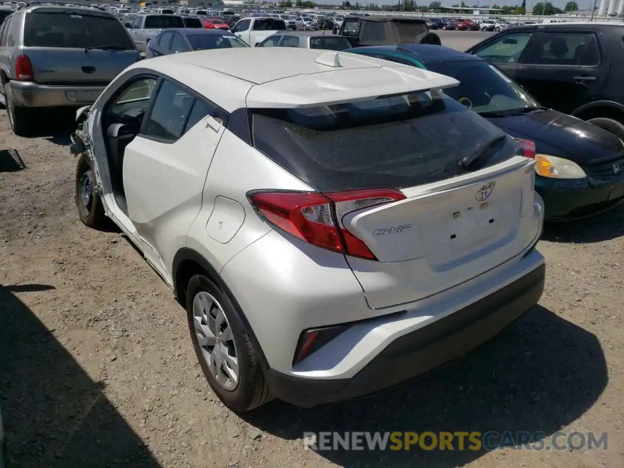 3 Photograph of a damaged car JTNKHMBX4M1094933 TOYOTA C-HR 2021