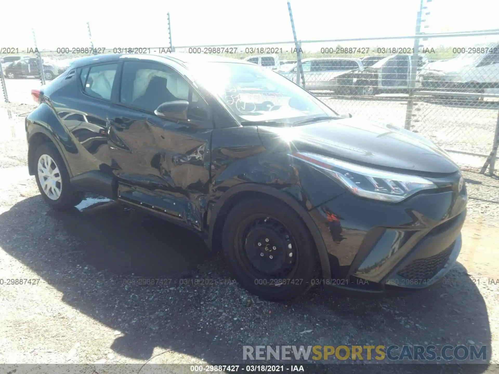 1 Photograph of a damaged car JTNKHMBX4M1097668 TOYOTA C-HR 2021