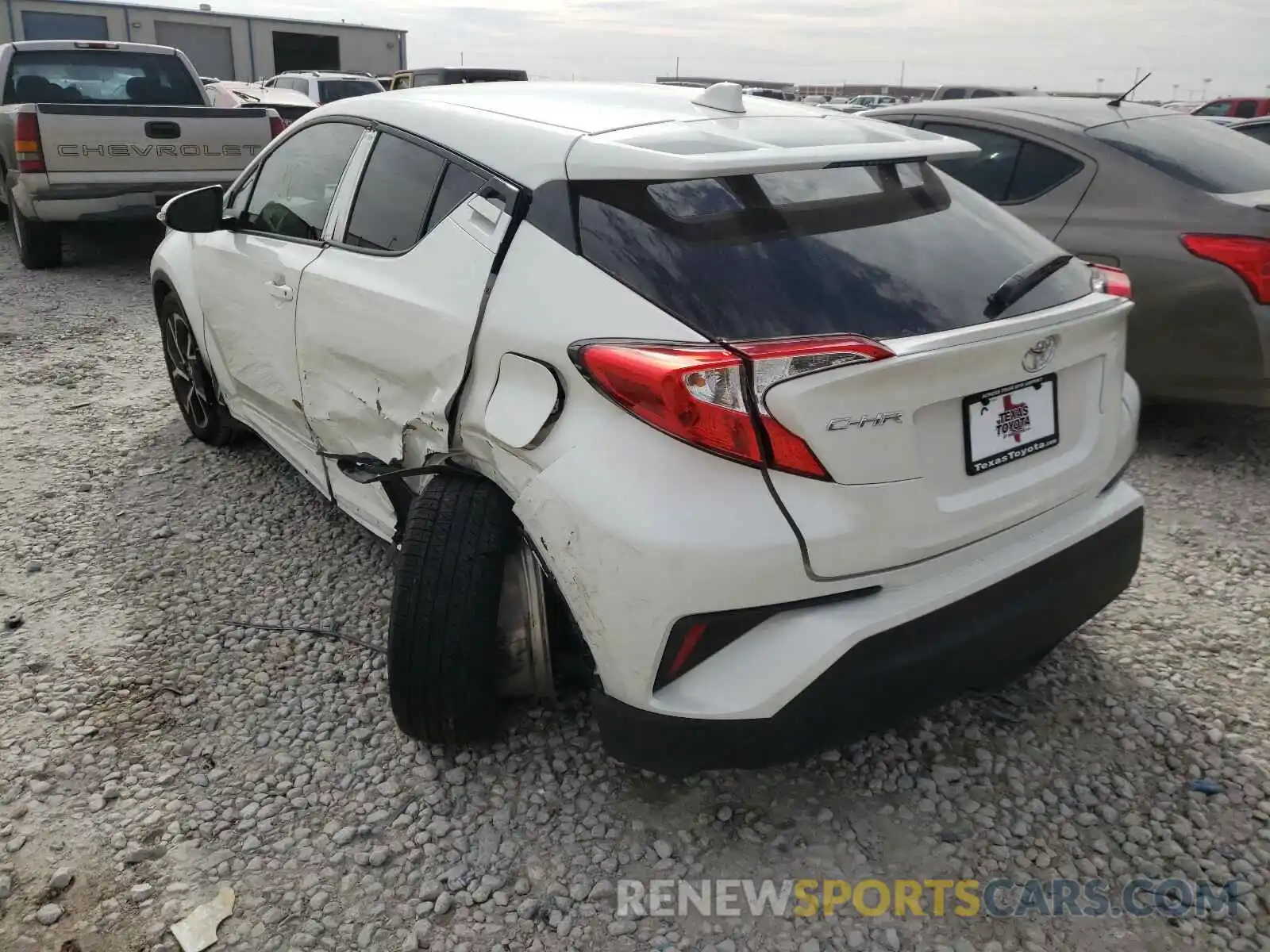 3 Photograph of a damaged car JTNKHMBX4M1100424 TOYOTA C-HR 2021