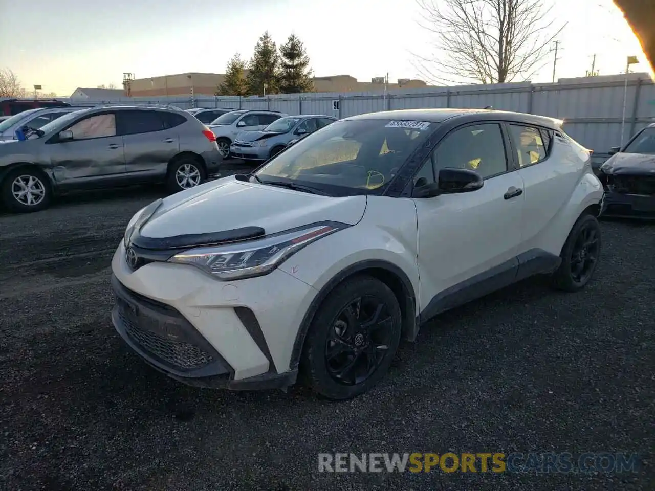 2 Photograph of a damaged car JTNKHMBX4M1103470 TOYOTA C-HR 2021