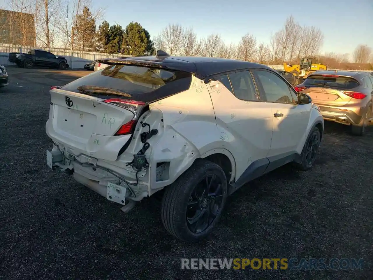 4 Photograph of a damaged car JTNKHMBX4M1103470 TOYOTA C-HR 2021