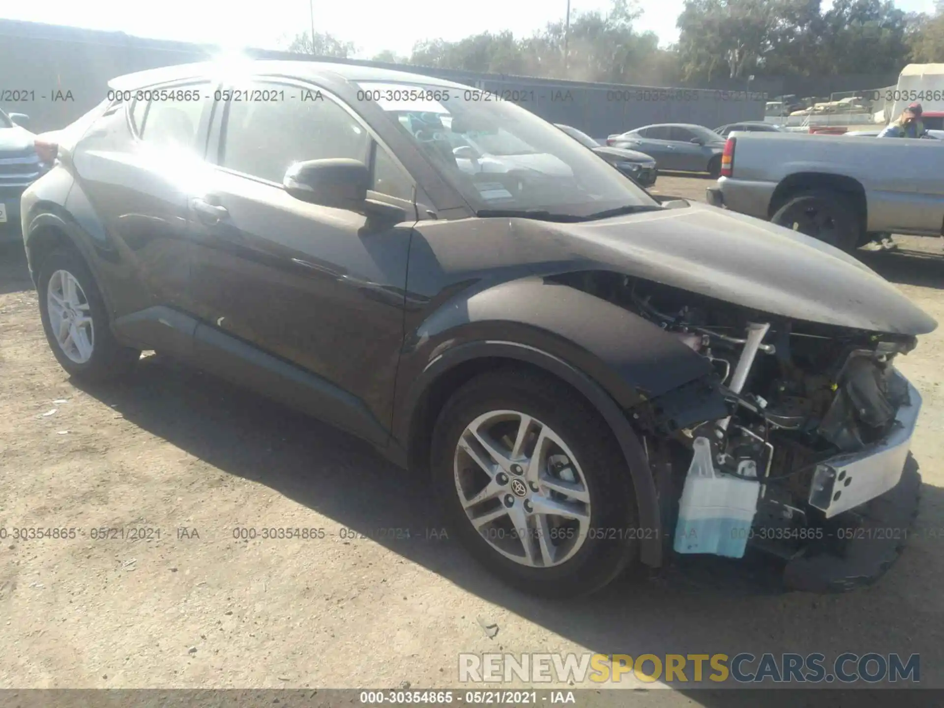 1 Photograph of a damaged car JTNKHMBX4M1104411 TOYOTA C-HR 2021