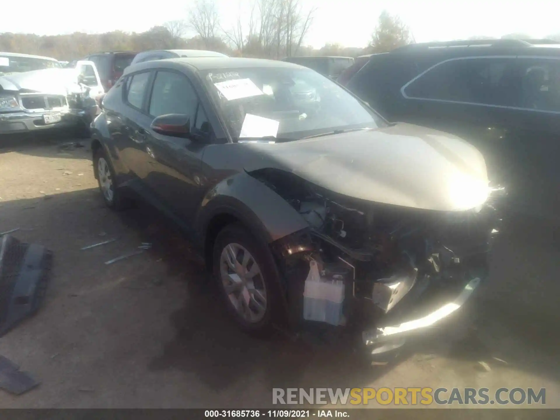 1 Photograph of a damaged car JTNKHMBX4M1104926 TOYOTA C-HR 2021