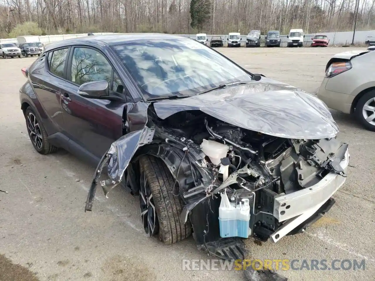 1 Photograph of a damaged car JTNKHMBX4M1105235 TOYOTA C-HR 2021