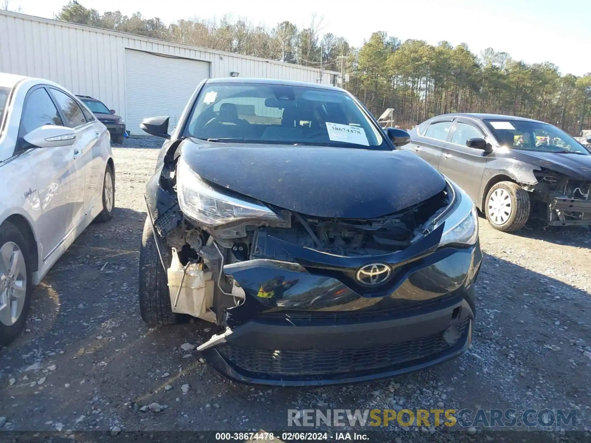 12 Photograph of a damaged car JTNKHMBX4M1107681 TOYOTA C-HR 2021