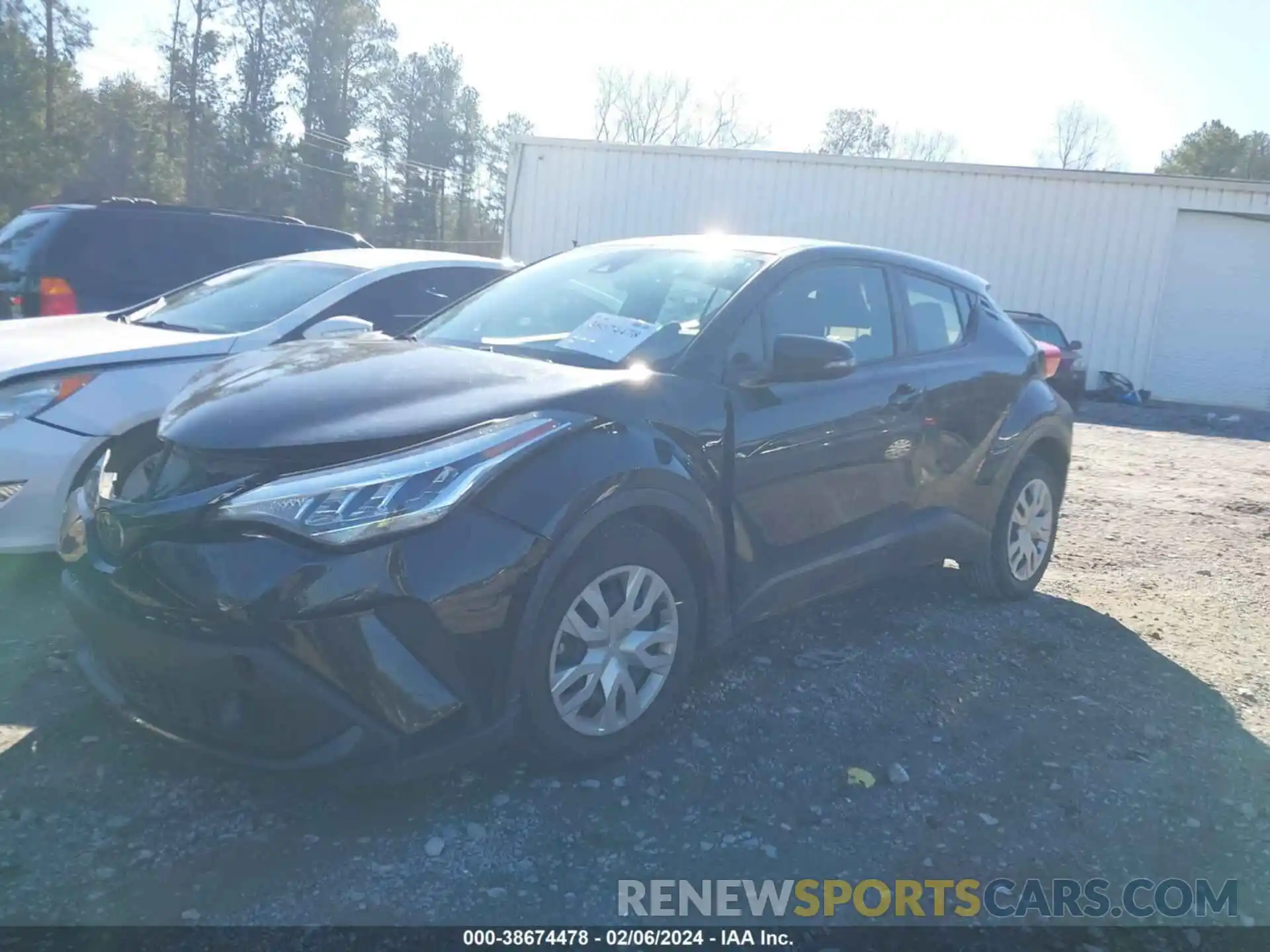 2 Photograph of a damaged car JTNKHMBX4M1107681 TOYOTA C-HR 2021