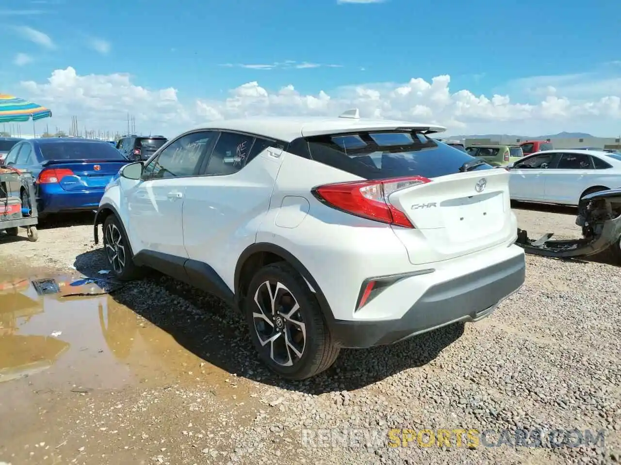 3 Photograph of a damaged car JTNKHMBX4M1107860 TOYOTA C-HR 2021