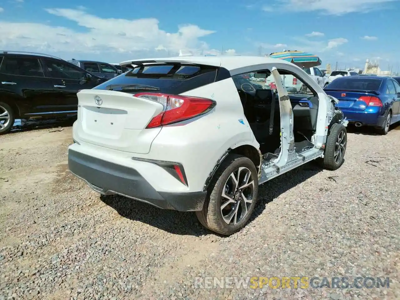 4 Photograph of a damaged car JTNKHMBX4M1107860 TOYOTA C-HR 2021