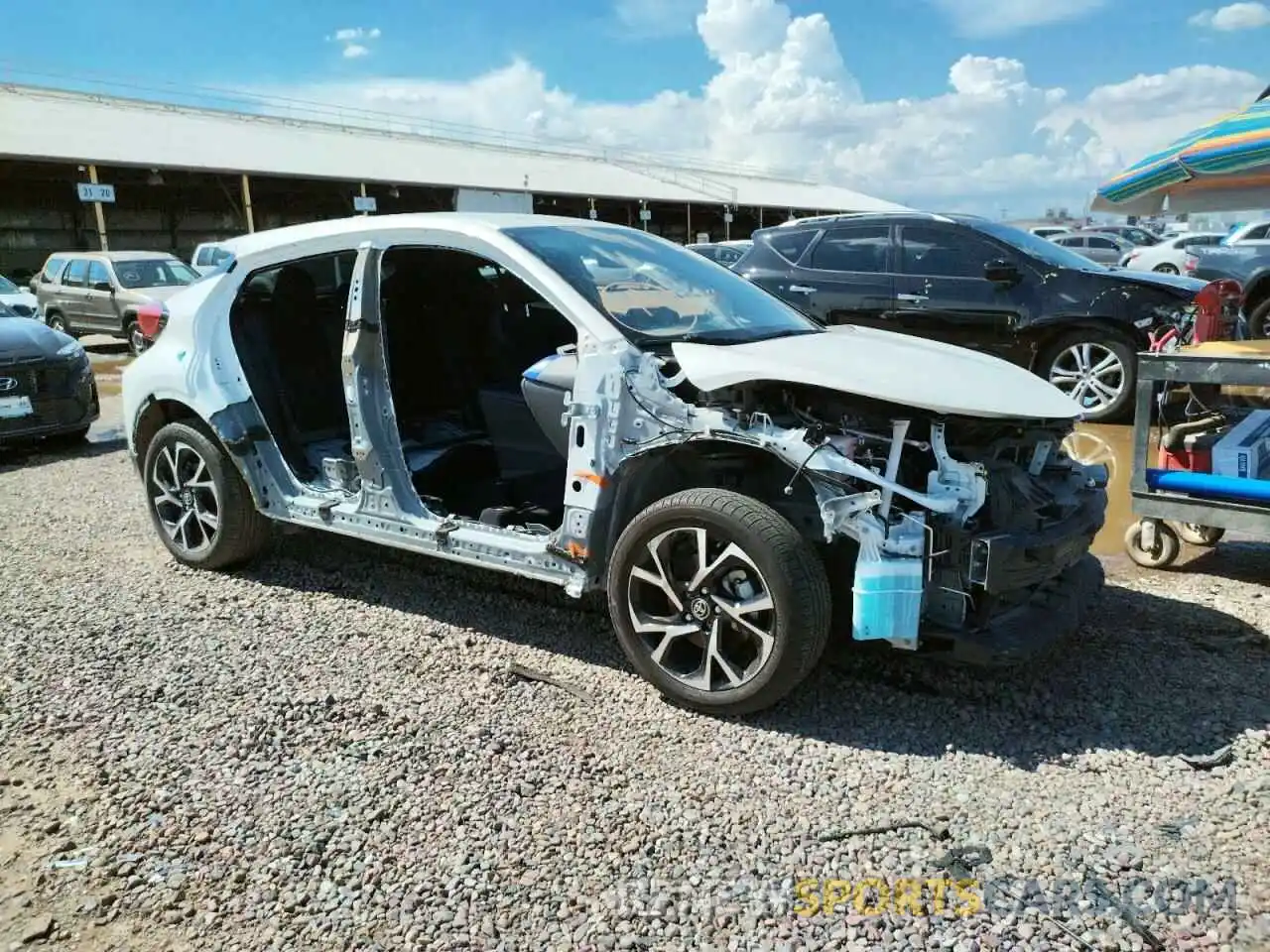 9 Photograph of a damaged car JTNKHMBX4M1107860 TOYOTA C-HR 2021