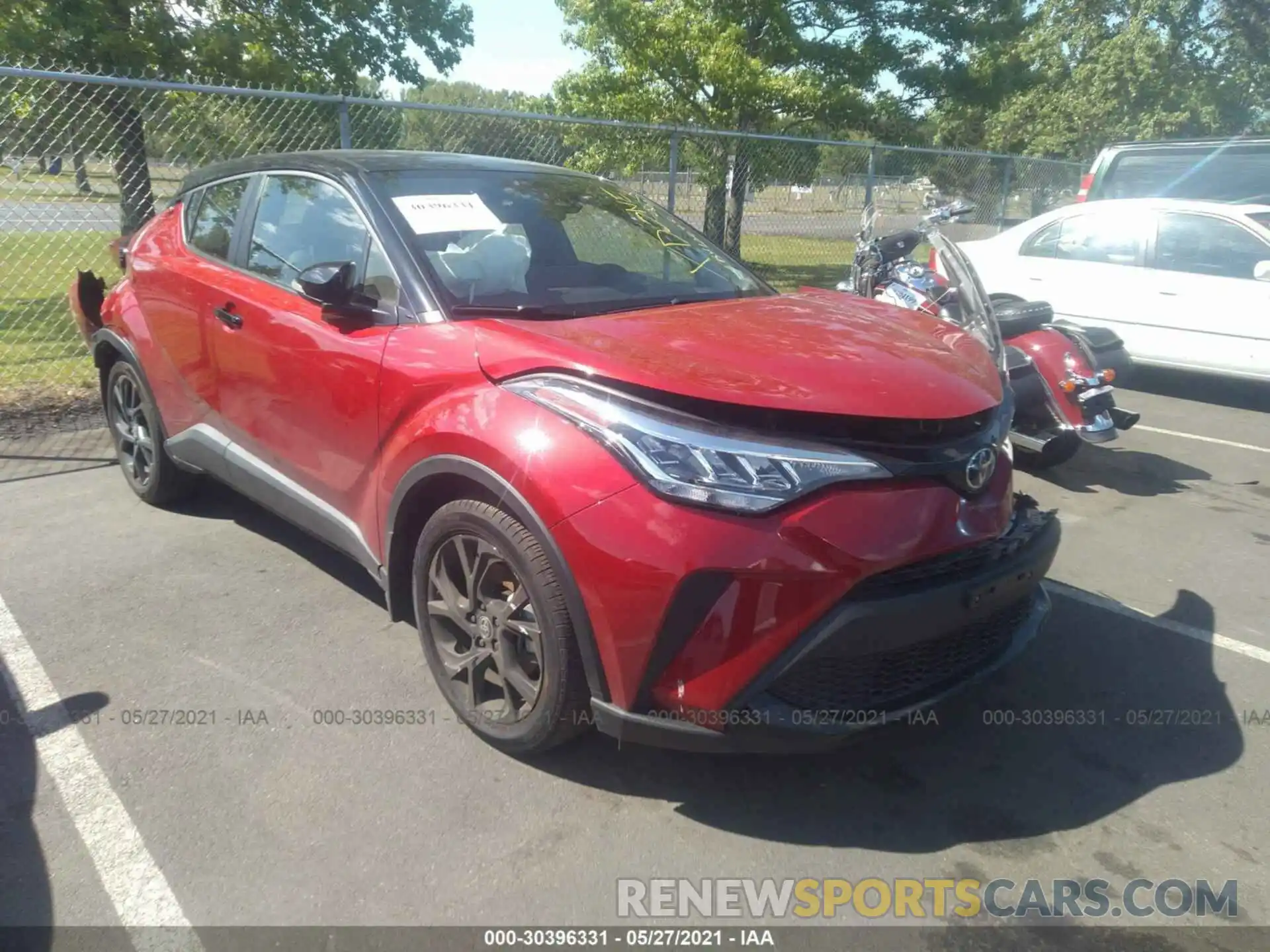 1 Photograph of a damaged car JTNKHMBX4M1108099 TOYOTA C-HR 2021