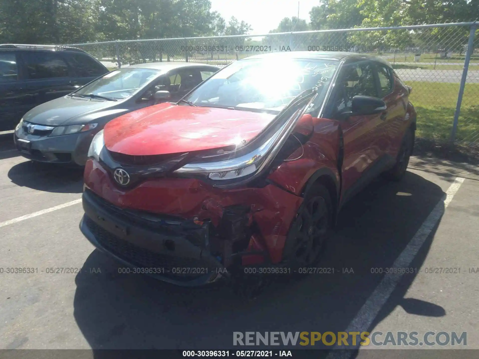 2 Photograph of a damaged car JTNKHMBX4M1108099 TOYOTA C-HR 2021