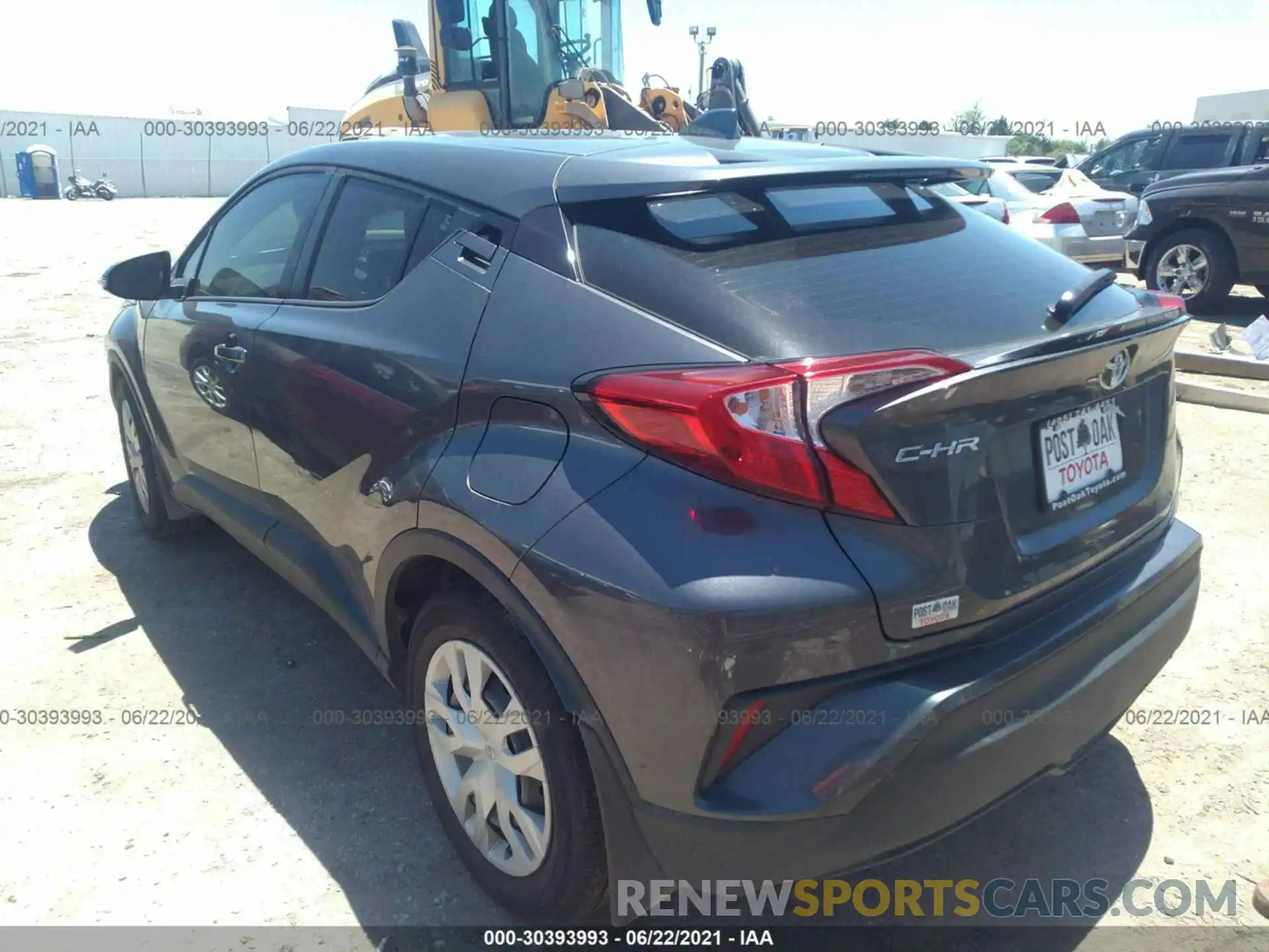 3 Photograph of a damaged car JTNKHMBX4M1109382 TOYOTA C-HR 2021