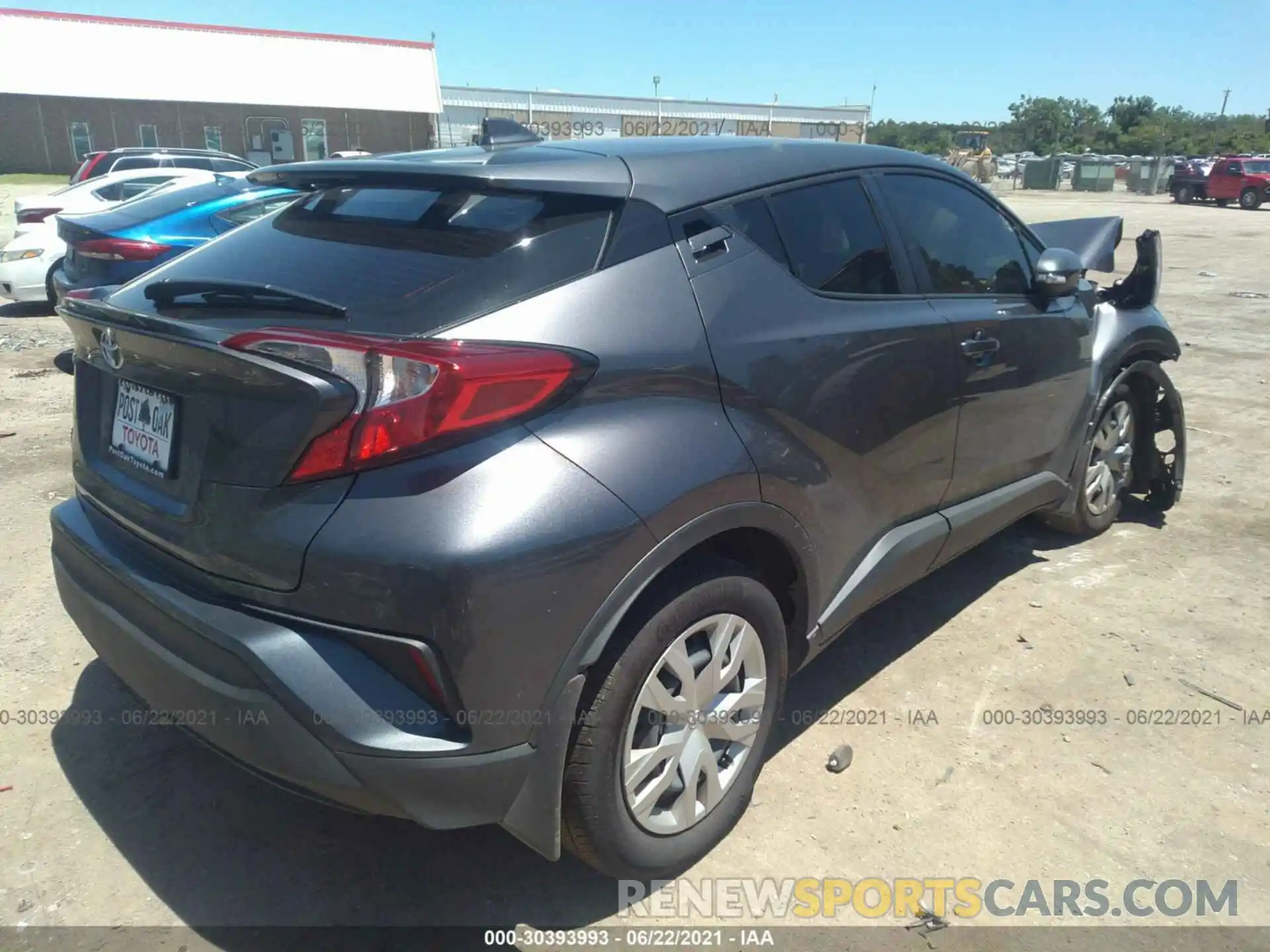 4 Photograph of a damaged car JTNKHMBX4M1109382 TOYOTA C-HR 2021