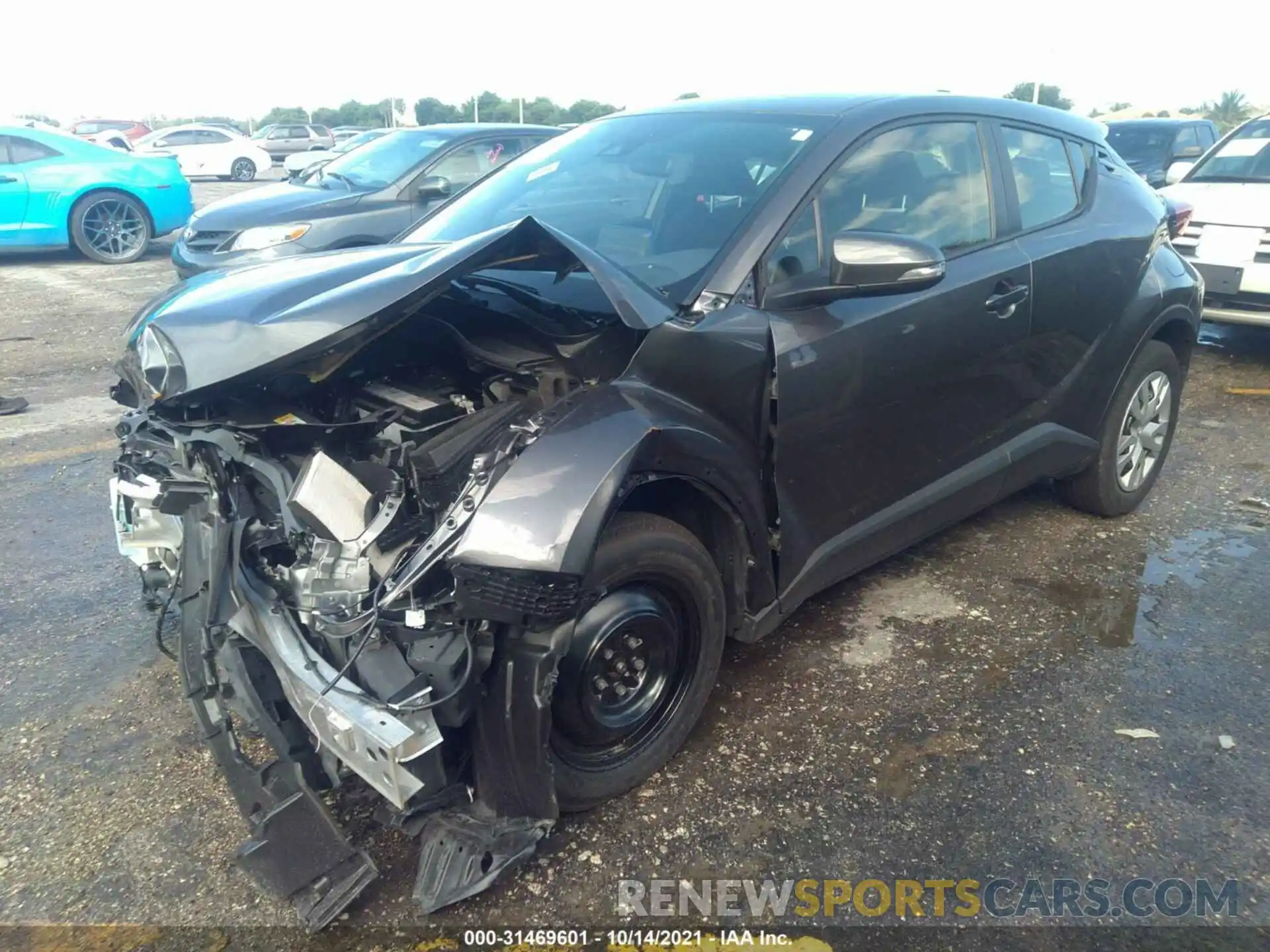 2 Photograph of a damaged car JTNKHMBX4M1113514 TOYOTA C-HR 2021