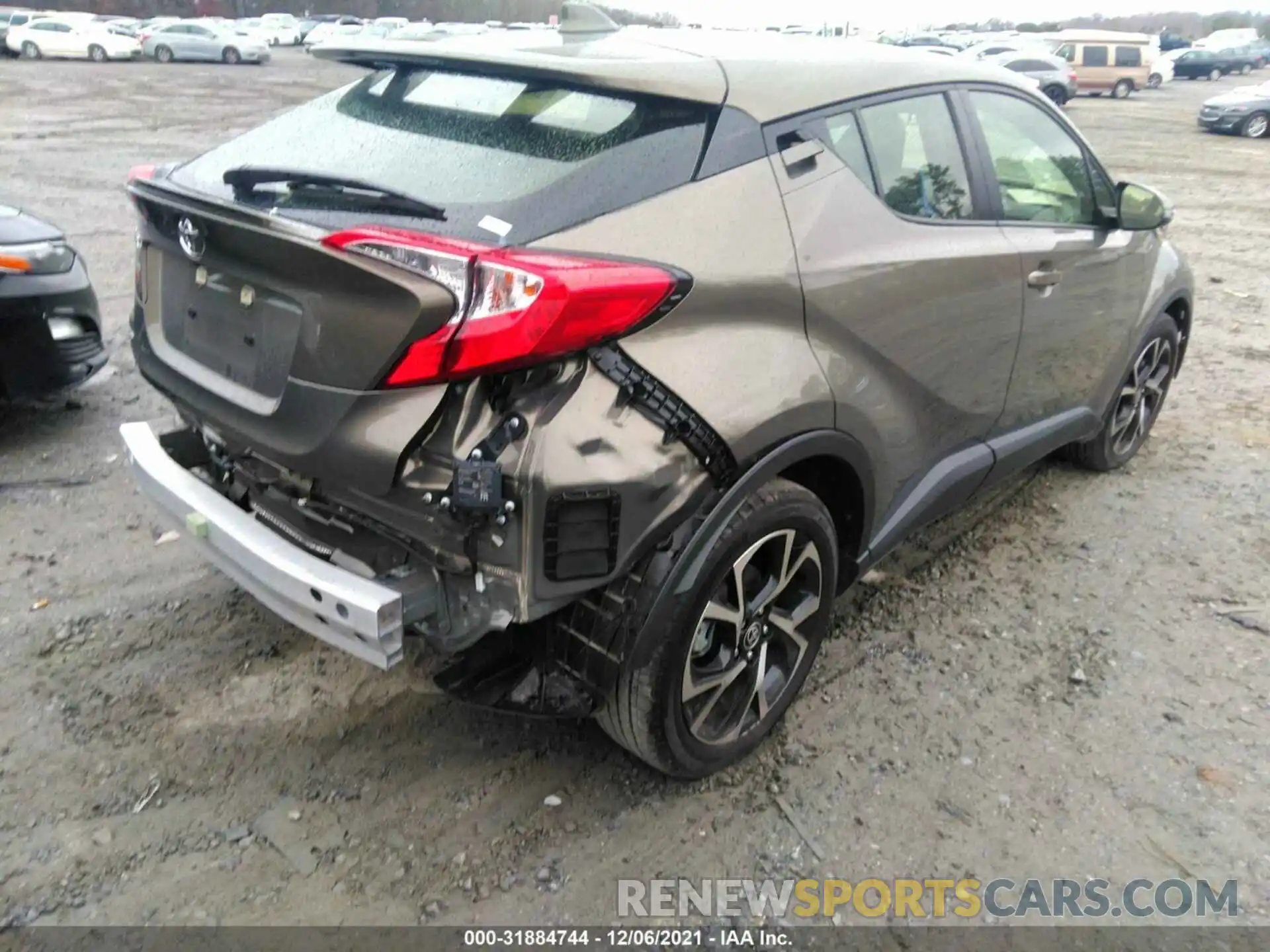 4 Фотография поврежденного автомобиля JTNKHMBX4M1114257 TOYOTA C-HR 2021