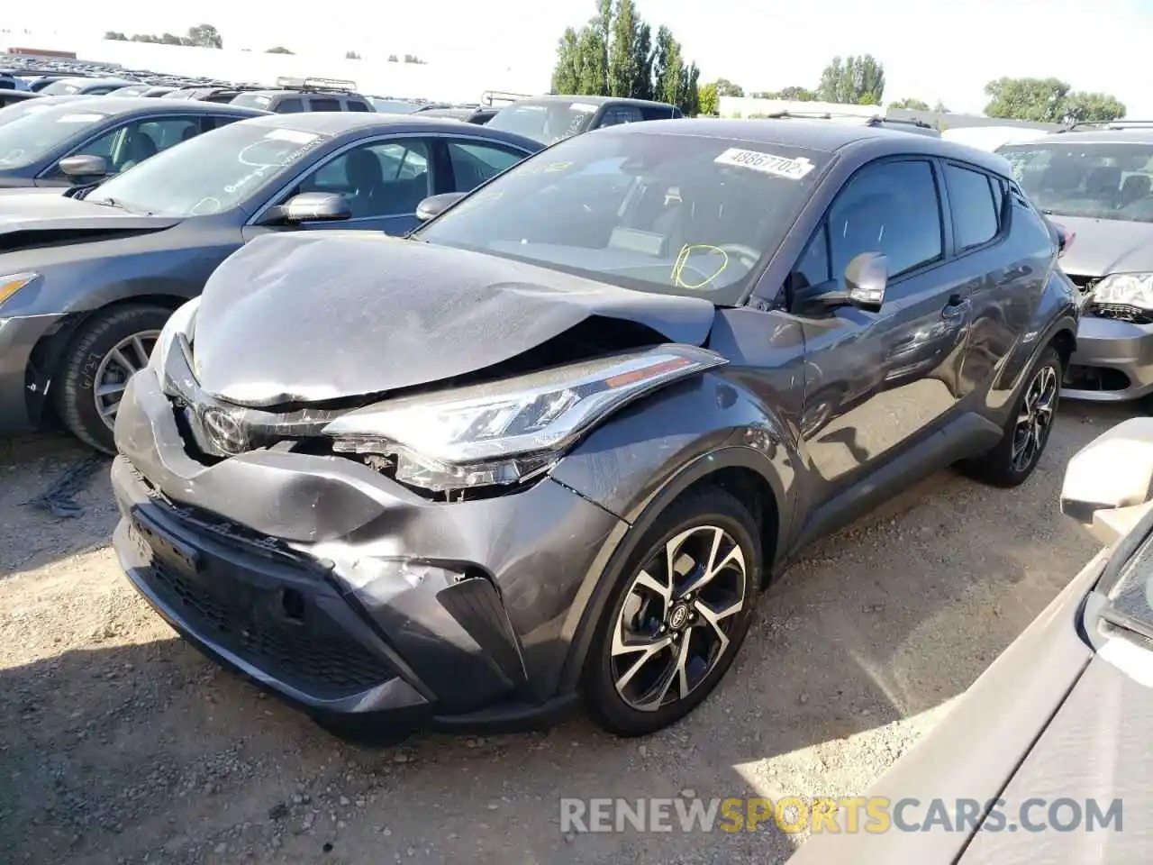 2 Photograph of a damaged car JTNKHMBX4M1115425 TOYOTA C-HR 2021