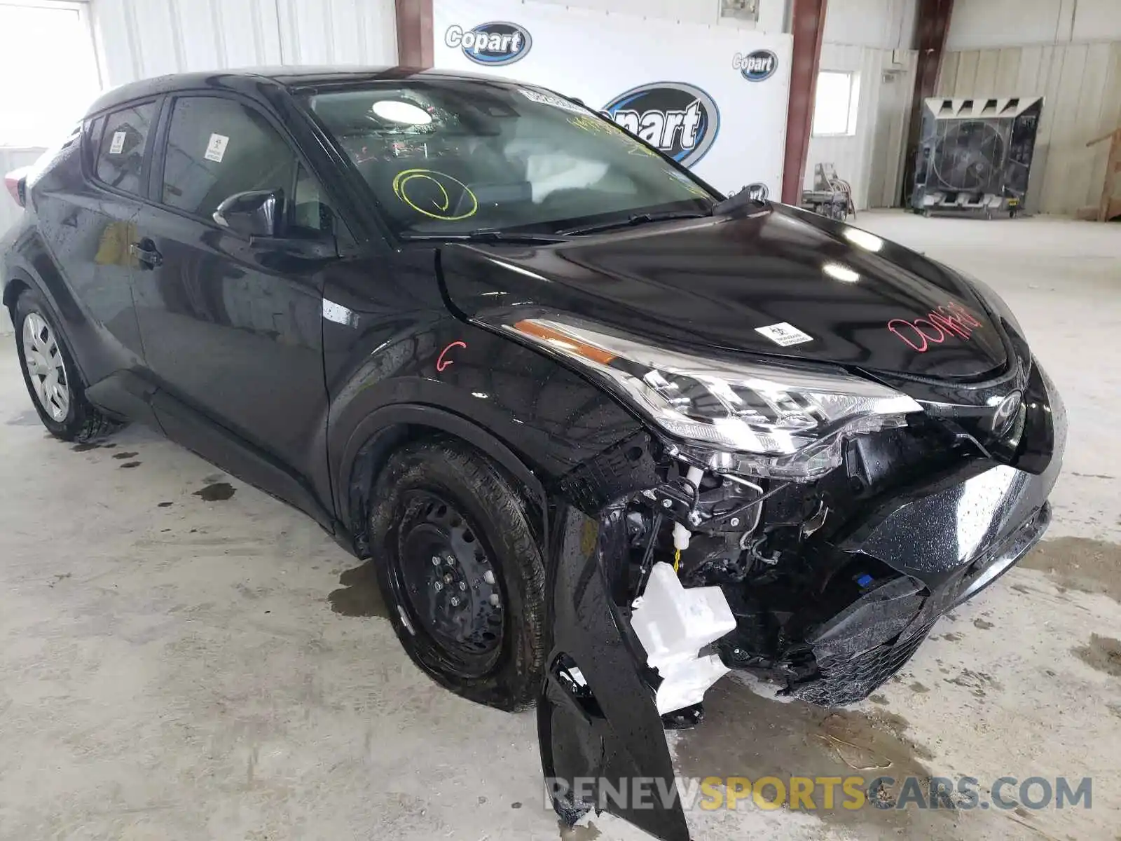 1 Photograph of a damaged car JTNKHMBX4M1115828 TOYOTA C-HR 2021