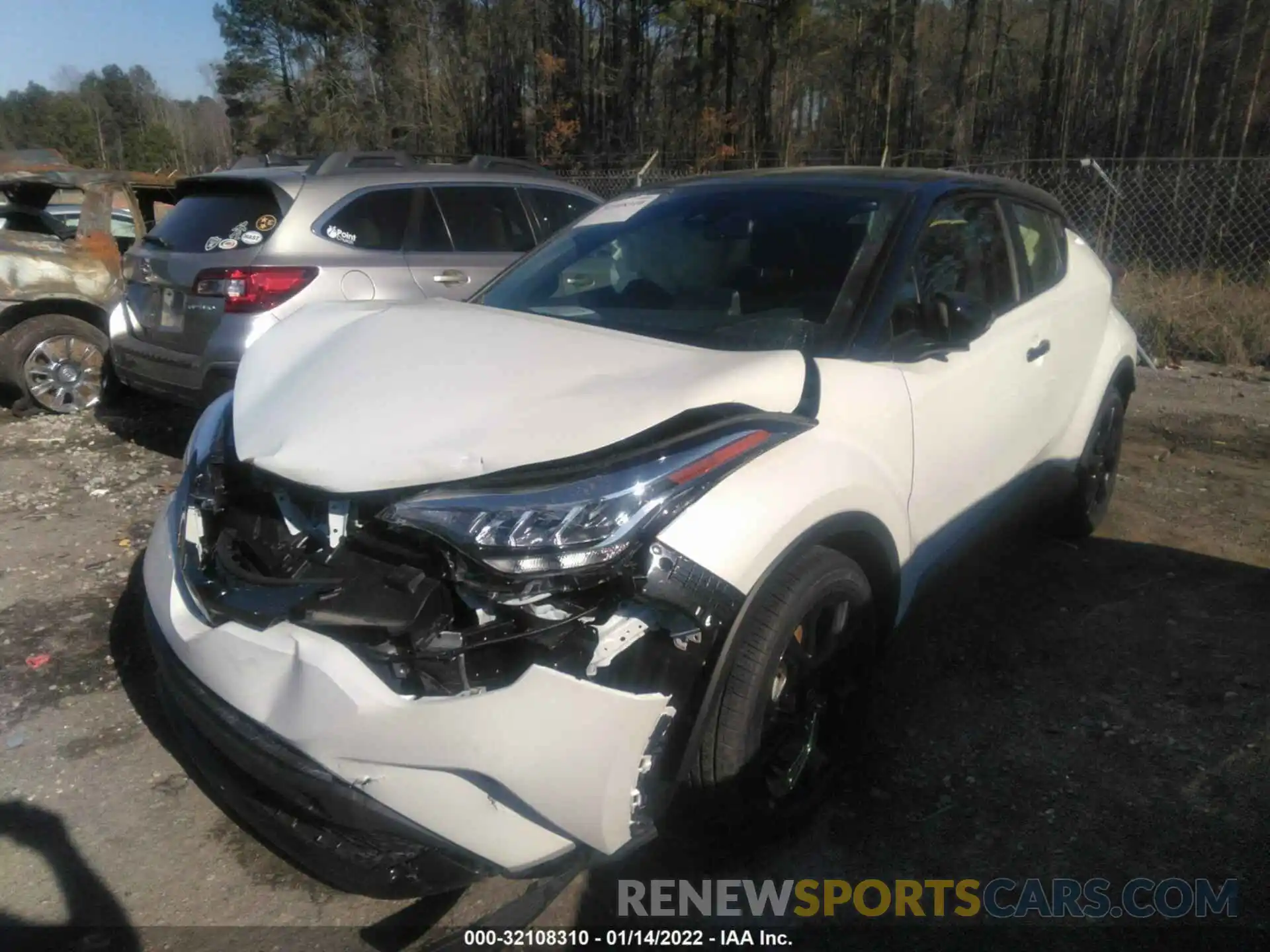 2 Photograph of a damaged car JTNKHMBX4M1116963 TOYOTA C-HR 2021