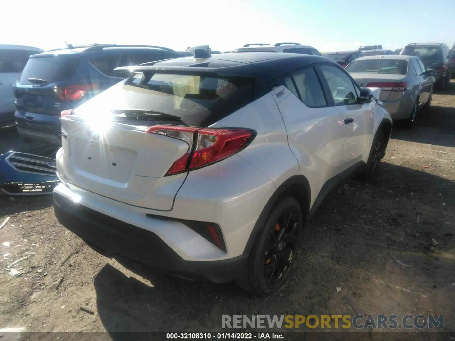 4 Photograph of a damaged car JTNKHMBX4M1116963 TOYOTA C-HR 2021