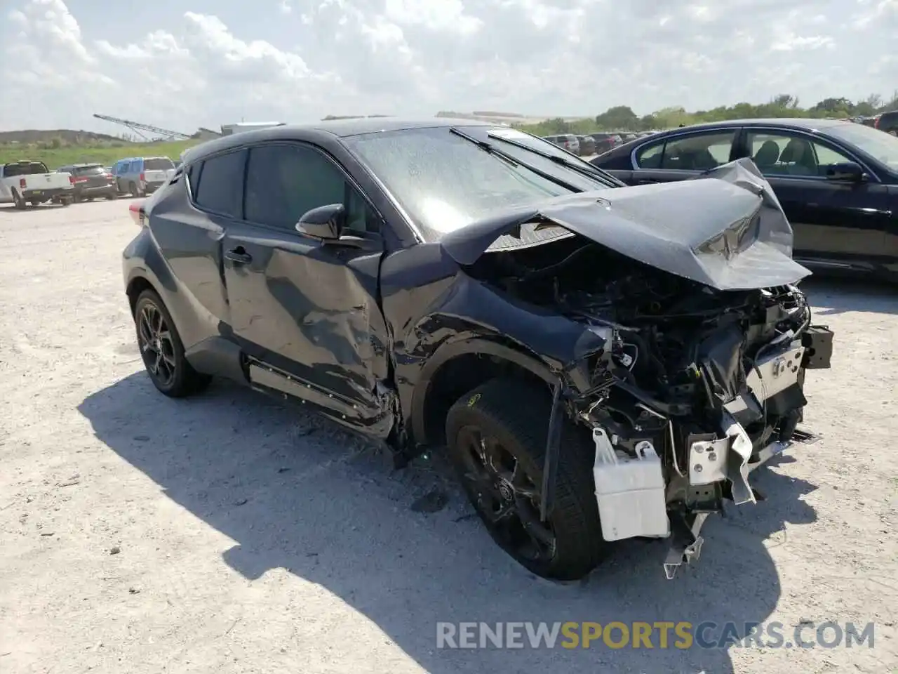 1 Photograph of a damaged car JTNKHMBX4M1117515 TOYOTA C-HR 2021