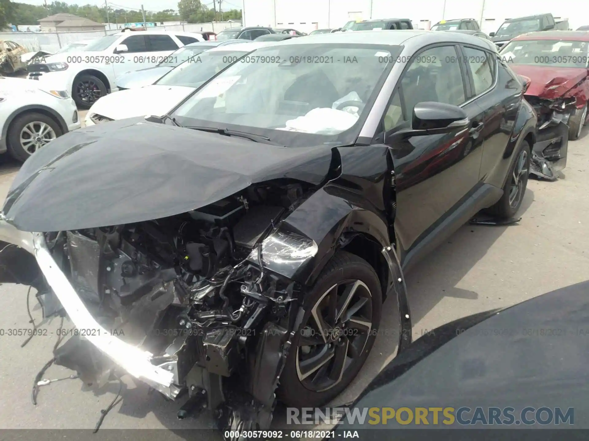 2 Photograph of a damaged car JTNKHMBX4M1117952 TOYOTA C-HR 2021