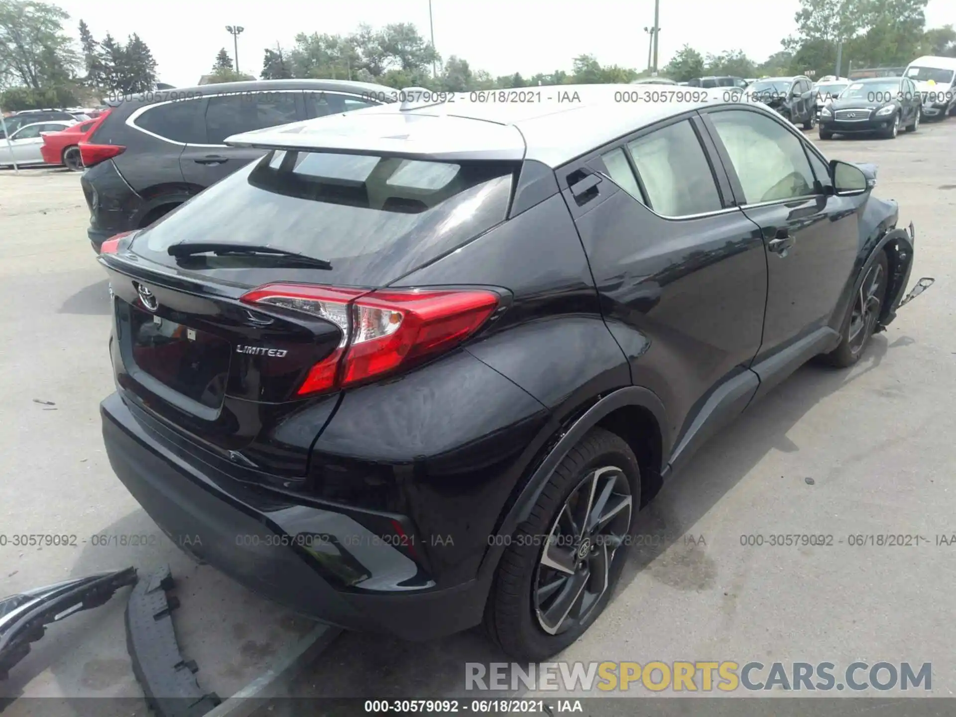 4 Photograph of a damaged car JTNKHMBX4M1117952 TOYOTA C-HR 2021