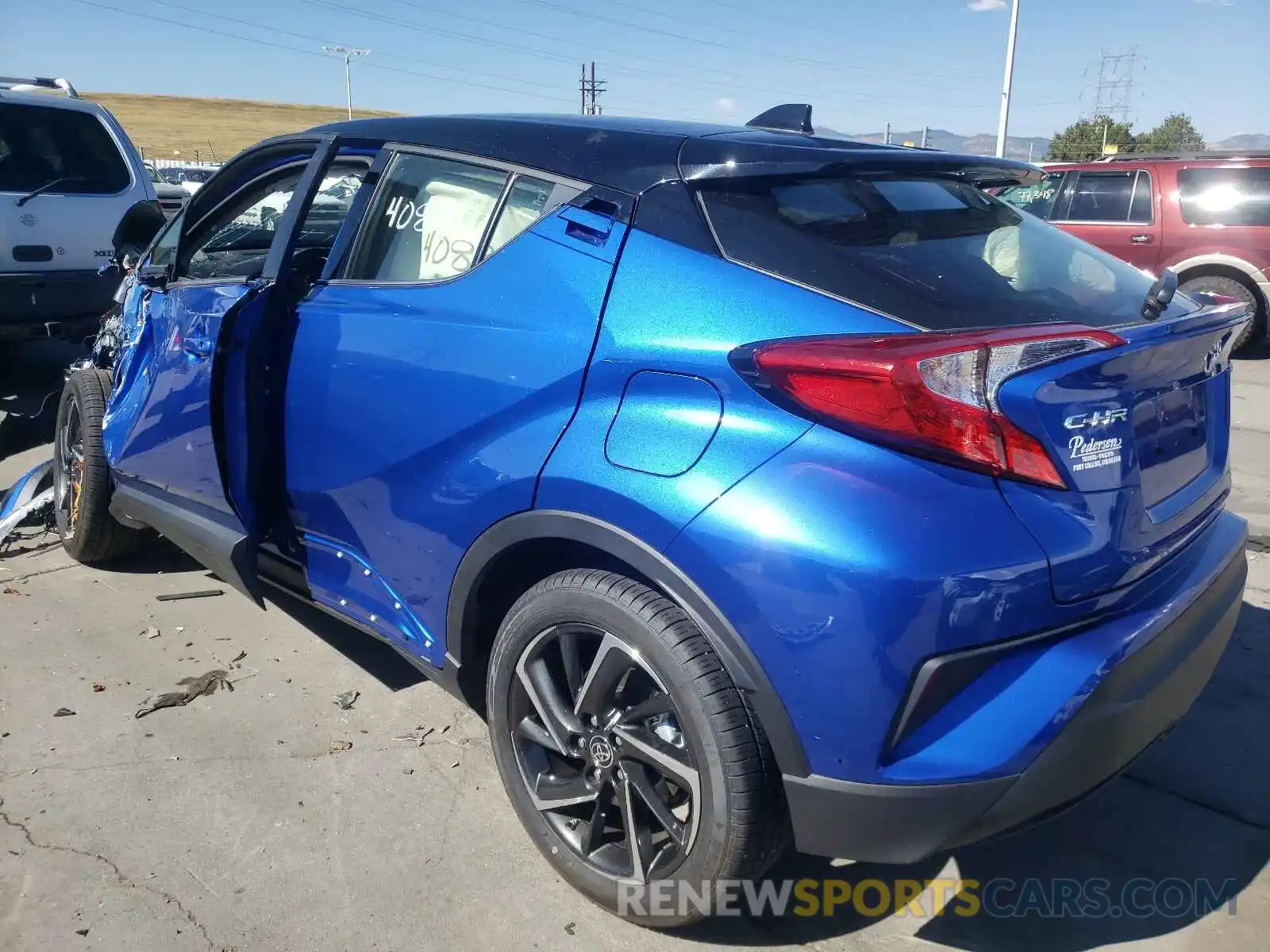 3 Photograph of a damaged car JTNKHMBX4M1119359 TOYOTA C-HR 2021