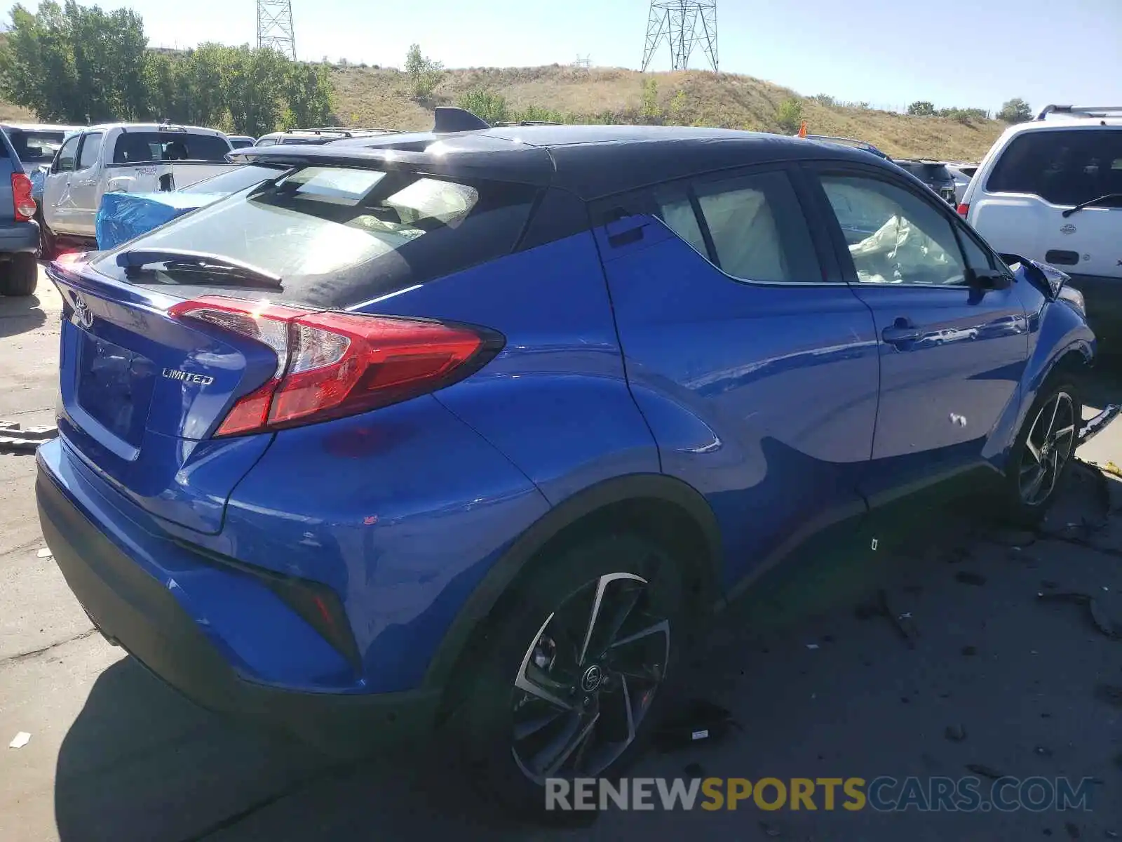 4 Photograph of a damaged car JTNKHMBX4M1119359 TOYOTA C-HR 2021