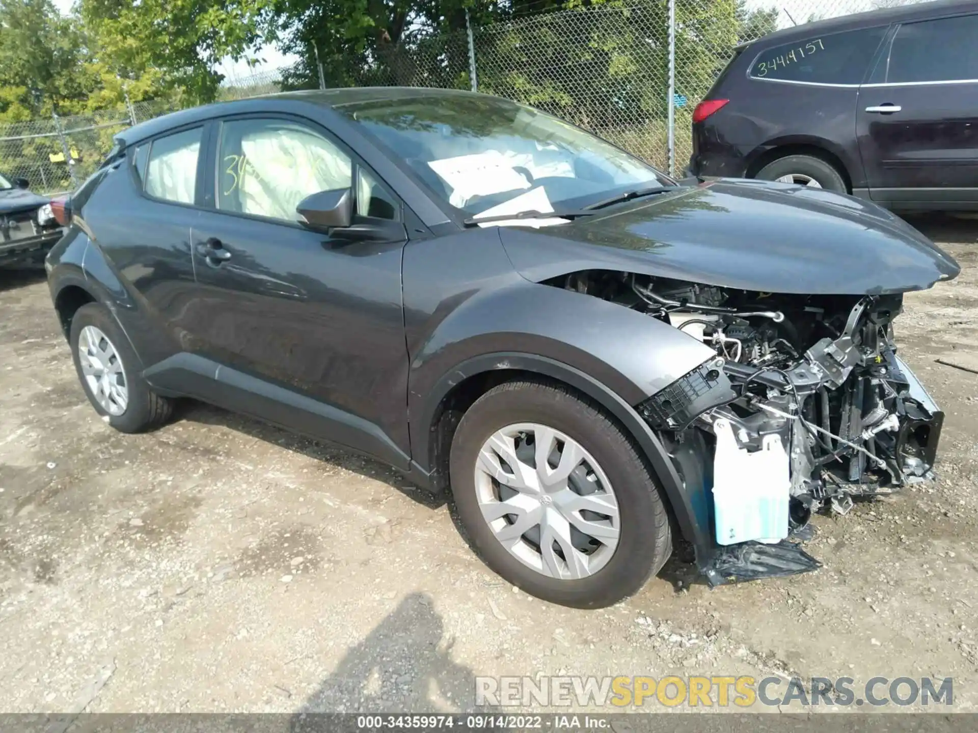 1 Photograph of a damaged car JTNKHMBX4M1119832 TOYOTA C-HR 2021