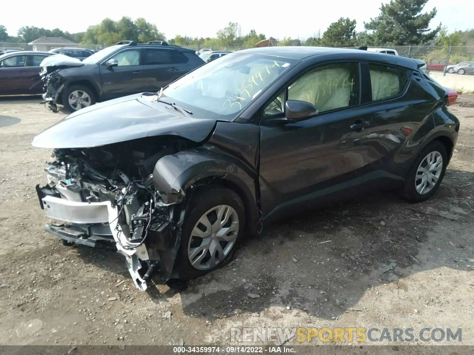 2 Photograph of a damaged car JTNKHMBX4M1119832 TOYOTA C-HR 2021