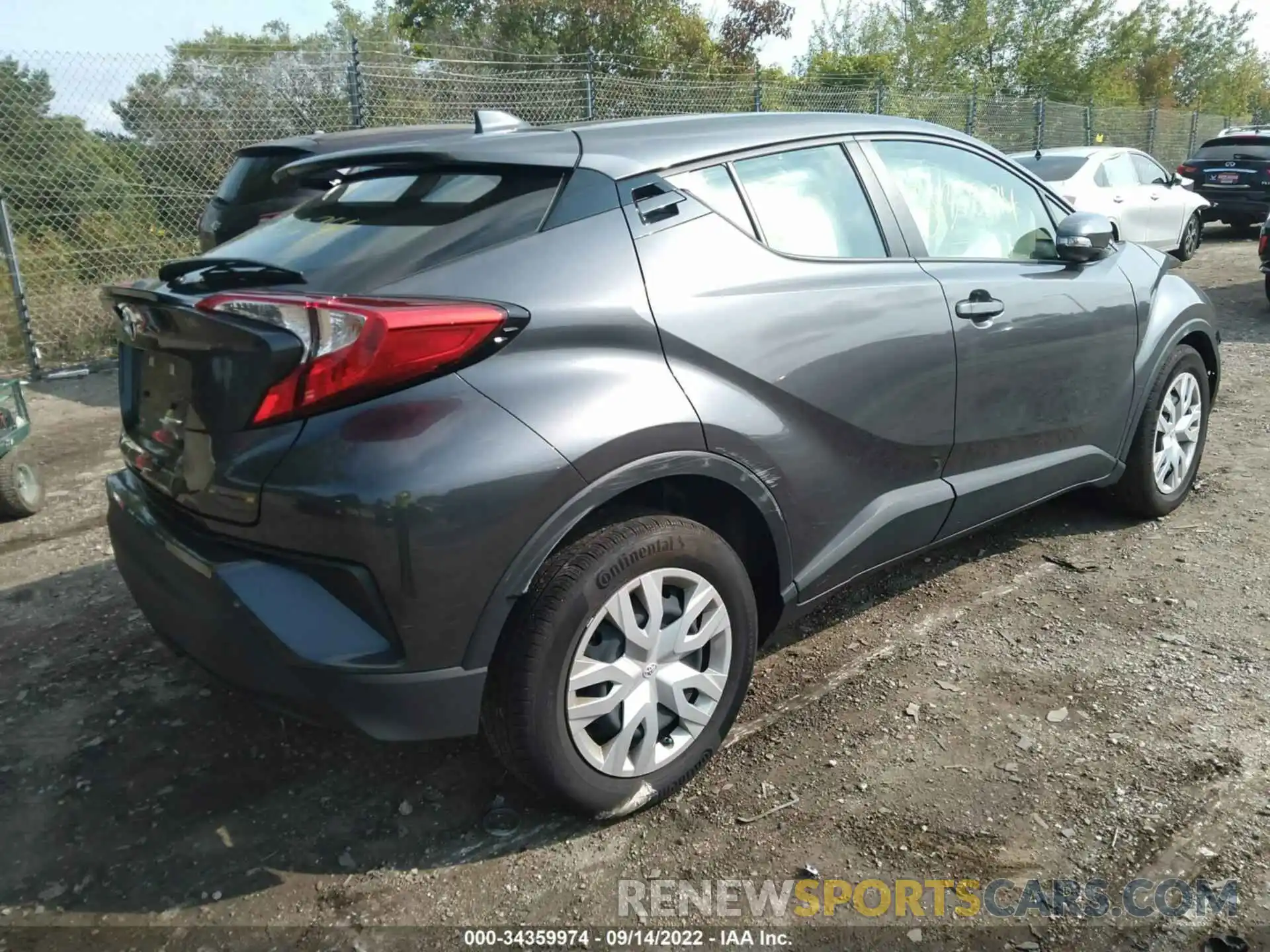 4 Photograph of a damaged car JTNKHMBX4M1119832 TOYOTA C-HR 2021