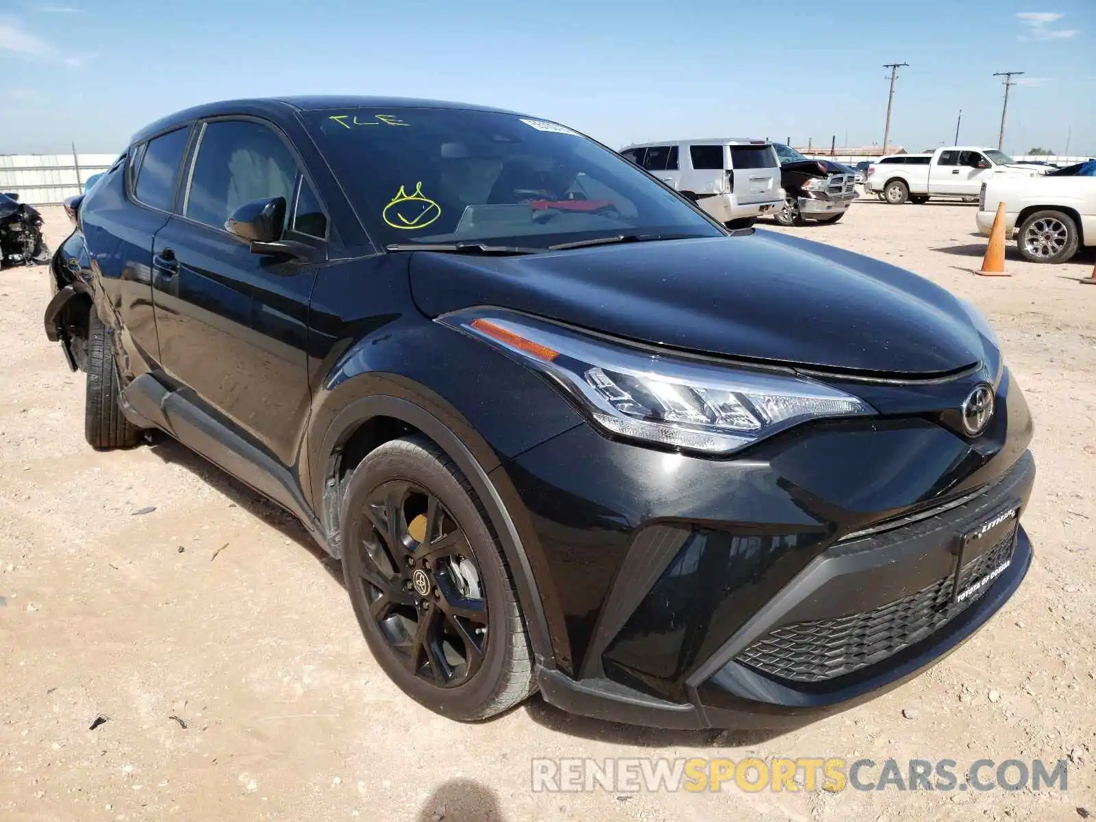 1 Photograph of a damaged car JTNKHMBX4M1119930 TOYOTA C-HR 2021