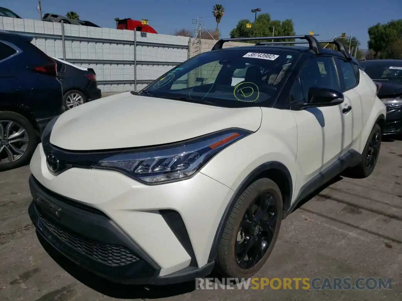 2 Photograph of a damaged car JTNKHMBX4M1120396 TOYOTA C-HR 2021