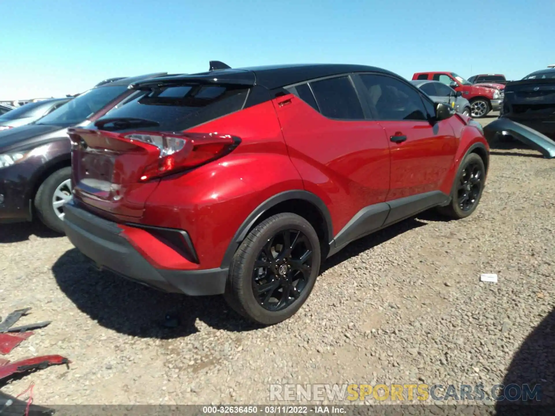 4 Photograph of a damaged car JTNKHMBX4M1120947 TOYOTA C-HR 2021