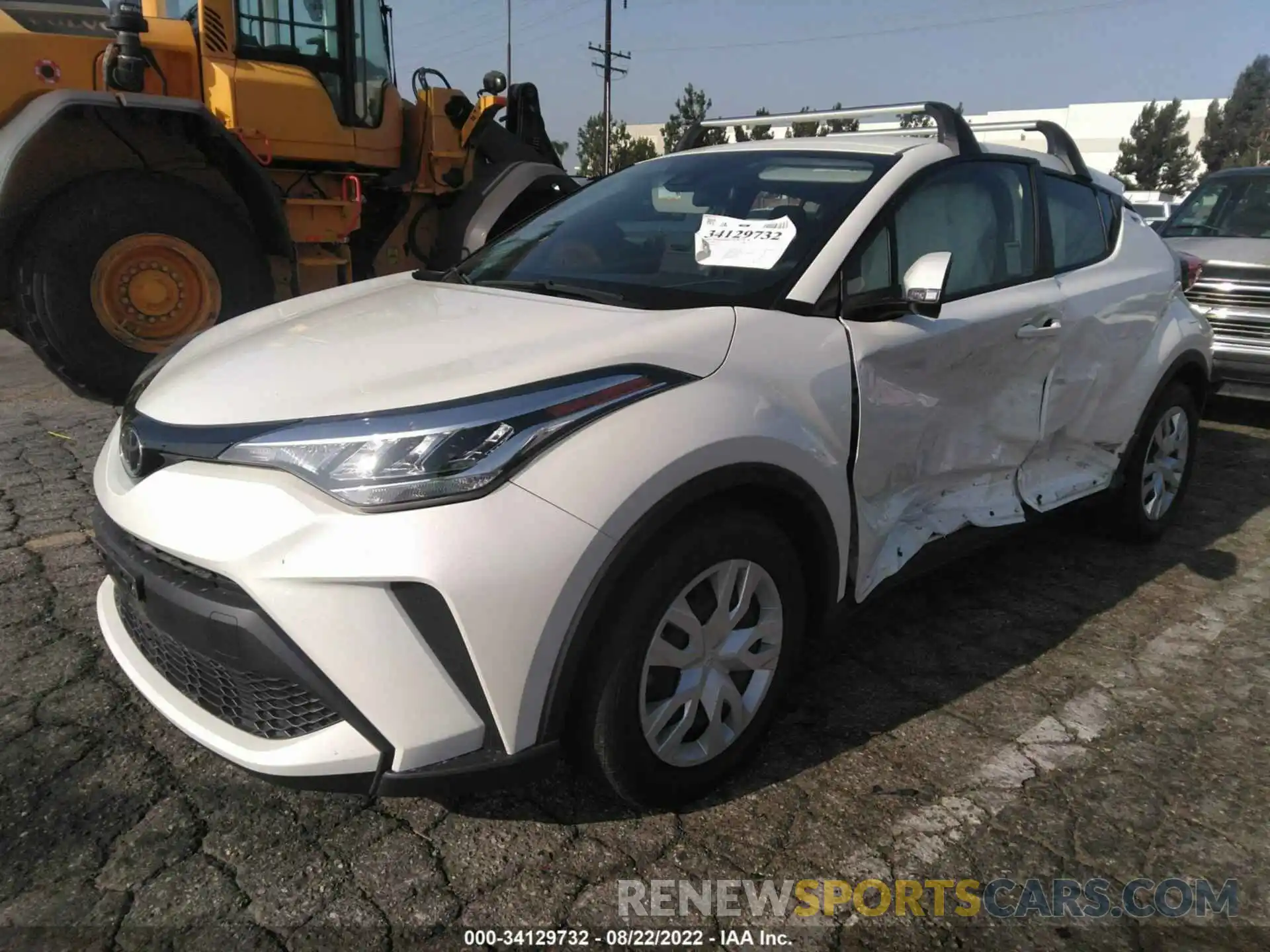 2 Photograph of a damaged car JTNKHMBX4M1122858 TOYOTA C-HR 2021