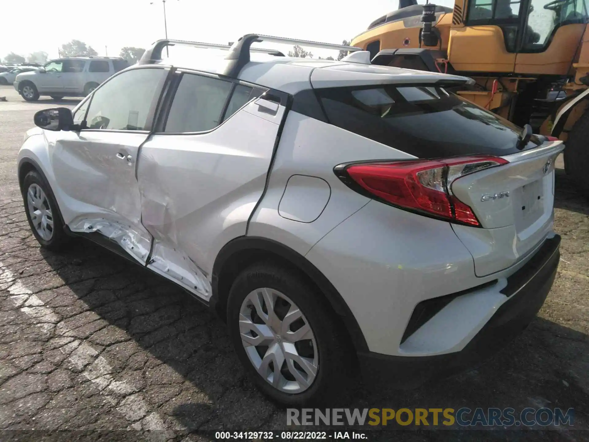 3 Photograph of a damaged car JTNKHMBX4M1122858 TOYOTA C-HR 2021