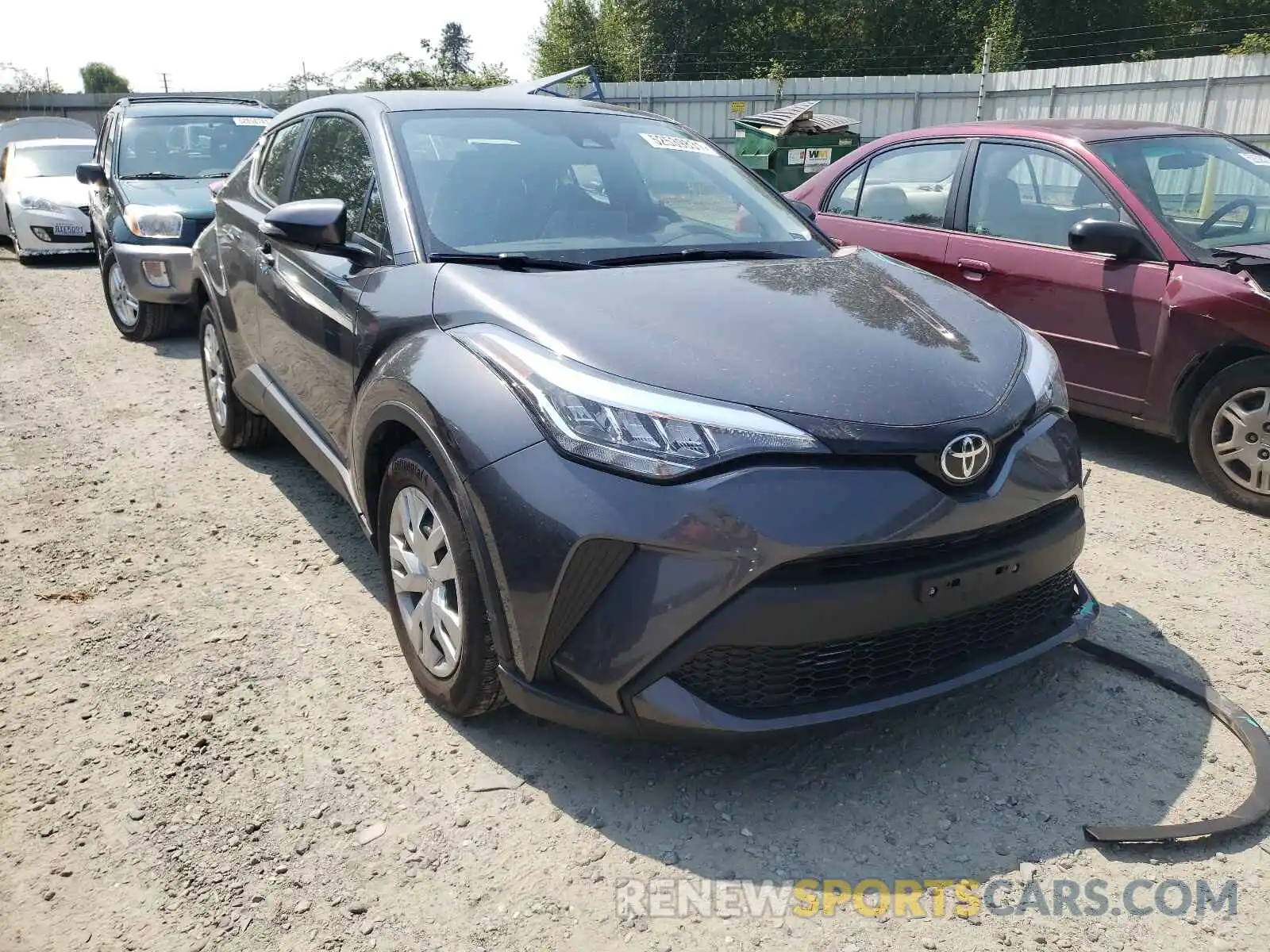 1 Photograph of a damaged car JTNKHMBX5M1096089 TOYOTA C-HR 2021