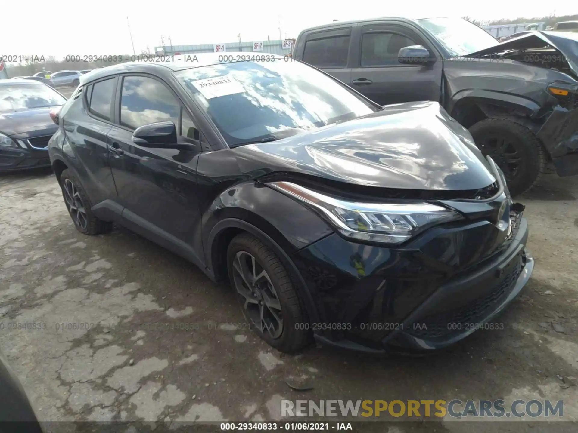 1 Photograph of a damaged car JTNKHMBX5M1097114 TOYOTA C-HR 2021