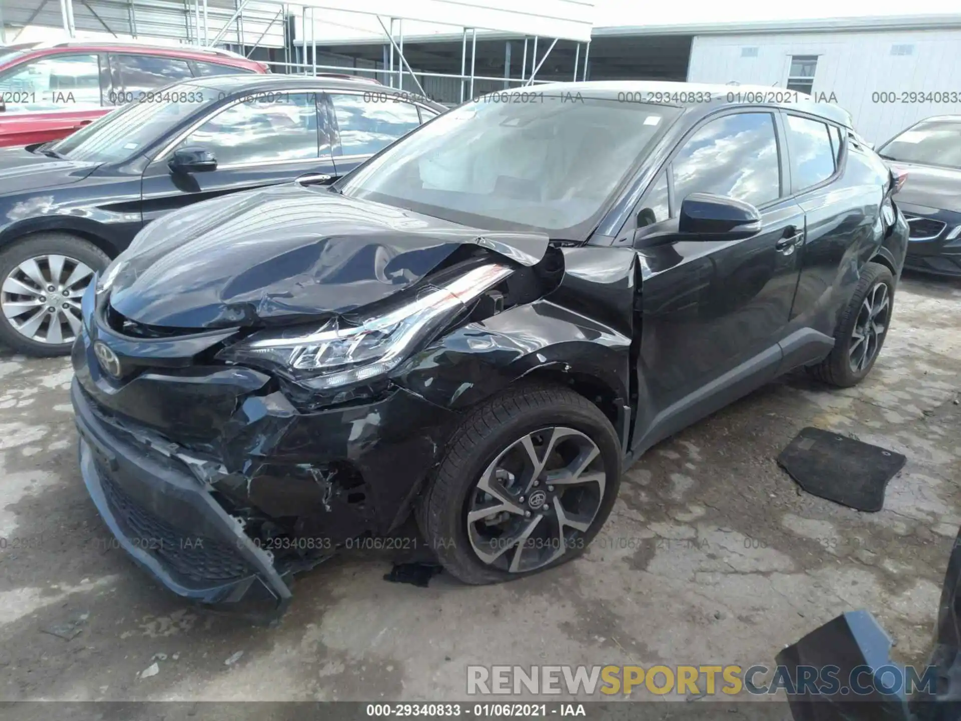 2 Photograph of a damaged car JTNKHMBX5M1097114 TOYOTA C-HR 2021