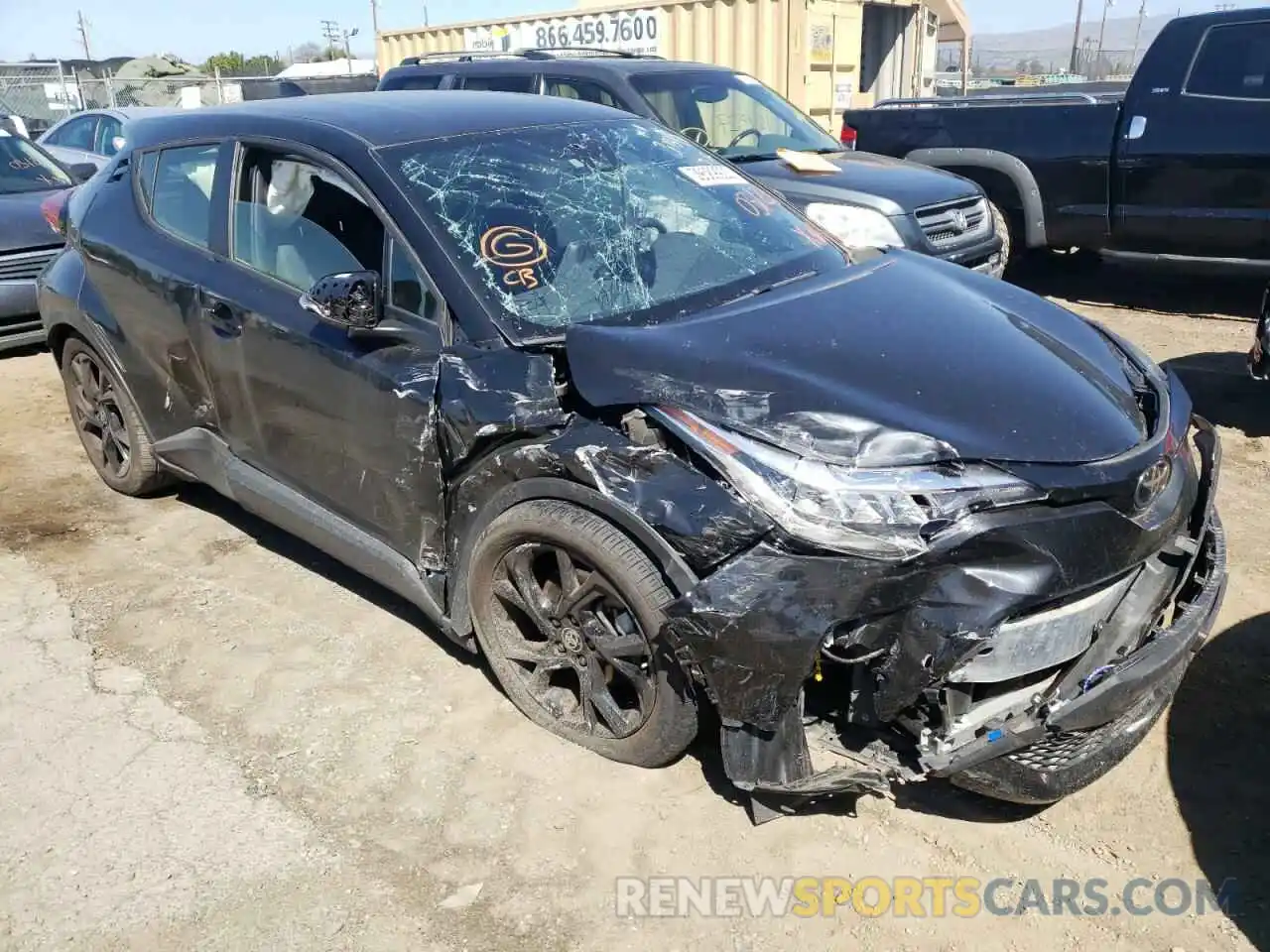 1 Photograph of a damaged car JTNKHMBX5M1097565 TOYOTA C-HR 2021