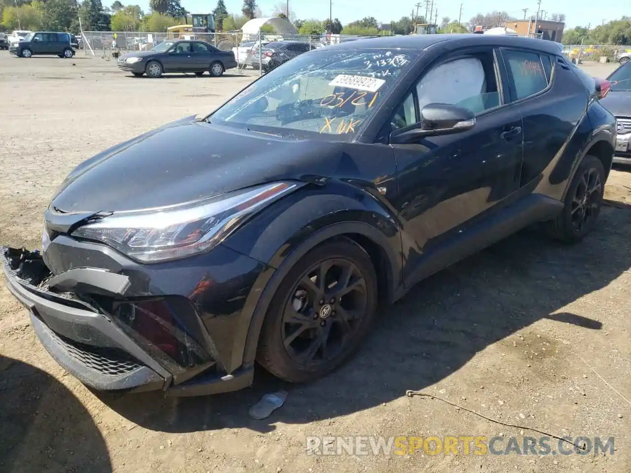 2 Photograph of a damaged car JTNKHMBX5M1097565 TOYOTA C-HR 2021