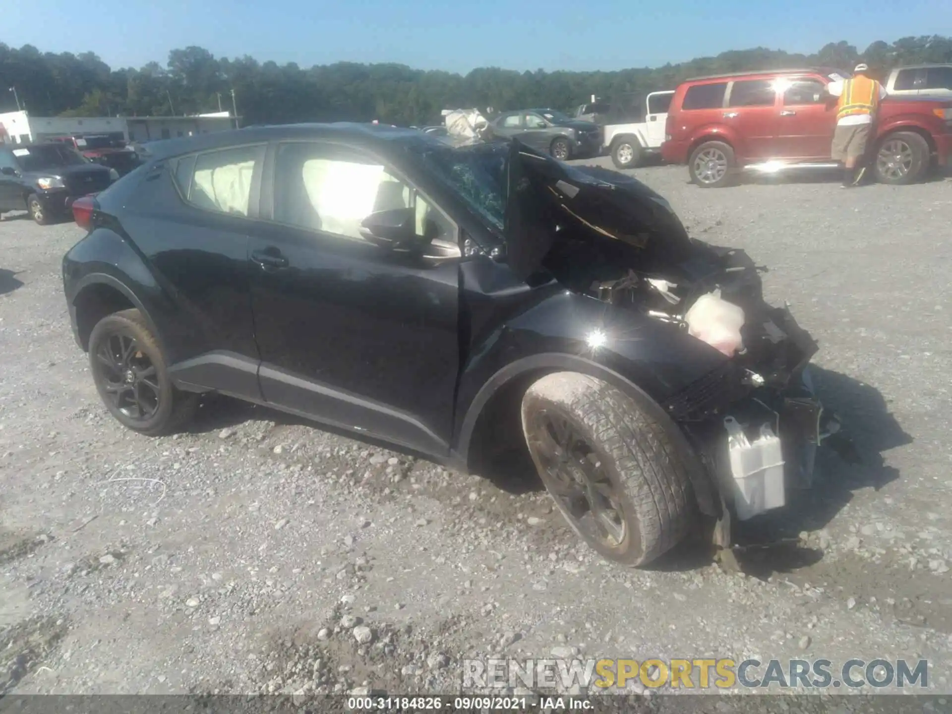 1 Photograph of a damaged car JTNKHMBX5M1098019 TOYOTA C-HR 2021